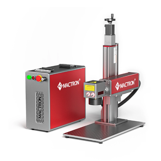 Applications of split fiber laser engraving